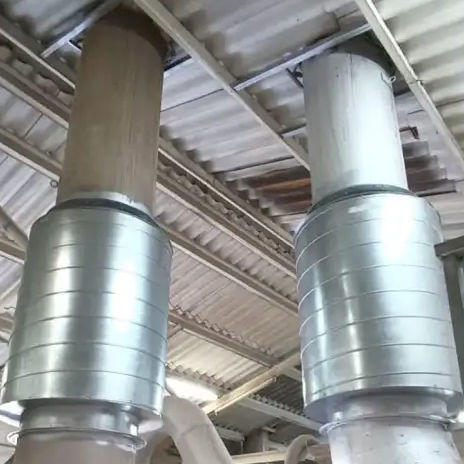 Silenciador para ventilador - SNC - Acústica Integral - Soundproofing - para duto de ventilação / tubular / circular