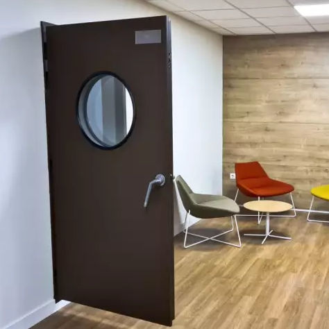 Porta de abrir - RS3 - 51 dB - Acústica Integral - Soundproofing - metálica / industrial / para ambiente interno