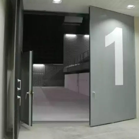 Porta de abrir - RS3-XL - 49 dB - Acústica Integral - Soundproofing - metálica / industrial / para ambiente interno