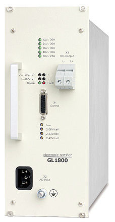 Carregador de bateria para rack - GL1800 - Camtec Power Supplies GmbH - universal / automático / digitais