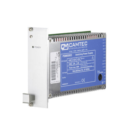 Fonte de alimentação elétrica para montagem em rack - PSM00803 - Camtec Power Supplies GmbH - CA/CC / chaveada / com proteção contra curto-circuitos