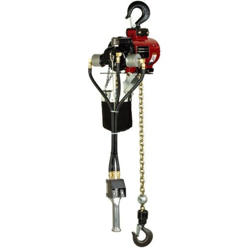 Talha de corrente antifaiscante - ARO 77 series - INGERSOLL RAND - de acionamento pneumático / com carro trolley / para uso intensivo
