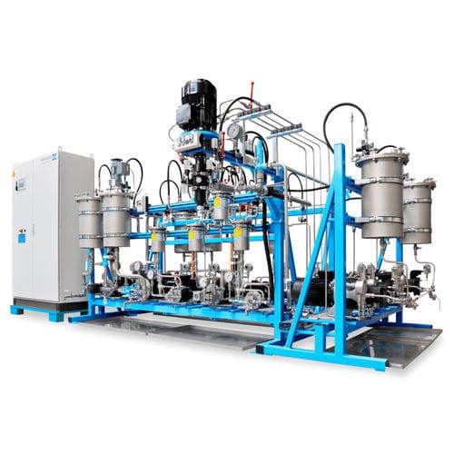 Linha de produção de blocos de espuma flexível de PUR - LABFOAM - Hennecke GROUP - contínua