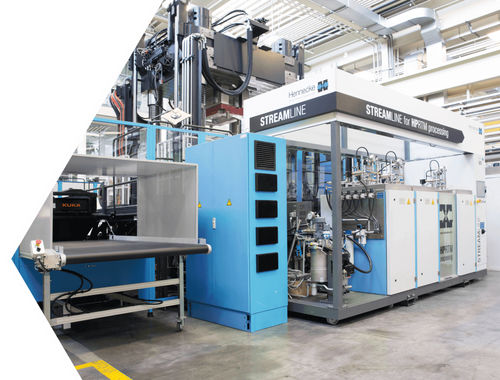 Linha de produção automática - HP-RTM - Hennecke GROUP - para construção civil