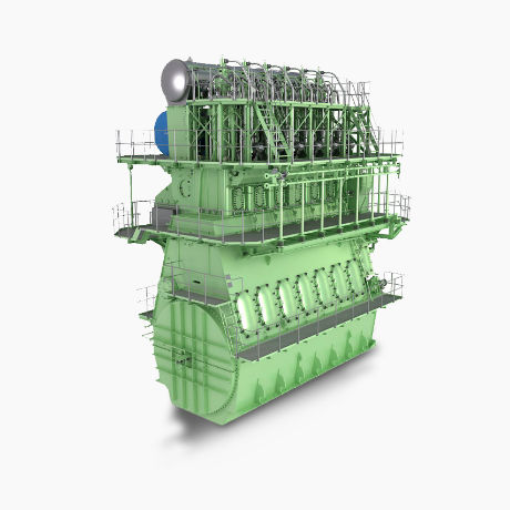 Motor a GLP - ME-C - Hyundai Heavy Industries-Marine Engine - marítimo / compacto / de 2 tempos