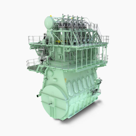 Motor a gás - ME-GA - Hyundai Heavy Industries-Marine Engine - marítimo / Tier 3 / bicombustível