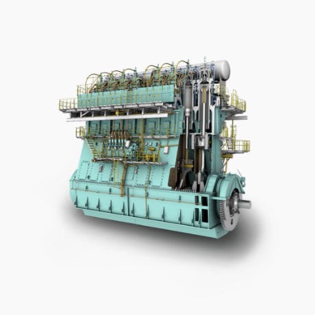 Motor a diesel - RT-flex series - Hyundai Heavy Industries-Marine Engine - marítimo / Tier 3 / de 2 tempos