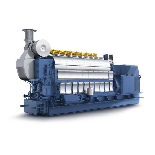 Motor de combustão interna bicombustível - H54DFV series - Hyundai Heavy Industries-Marine Engine - a diesel / a gás / multicilíndrico