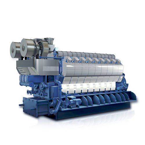 Motor a diesel - H25/33V series - Hyundai Heavy Industries-Marine Engine - de 12 cilindros / de 16 cilindros / de 14 cilindros