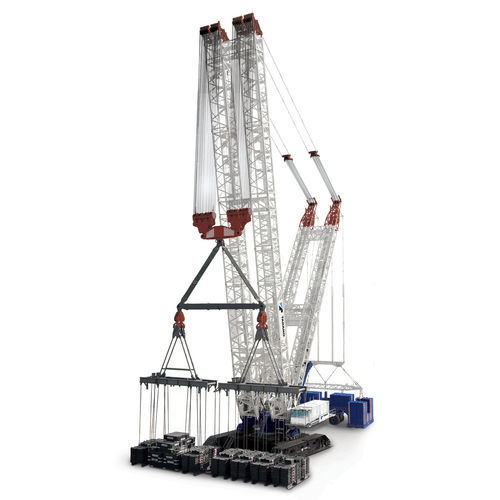 Guindaste de esteiras - CC 88.3200-1 TWIN - TADANO FAUN - com lança / com torre / para obras
