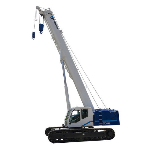 Guindaste de esteiras - GTC-350 - TADANO FAUN - com lança / telescópico / para obras