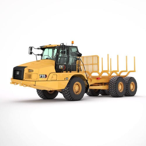 Caminhão de água - 735  - Caterpillar Global Mining - com 3 eixos