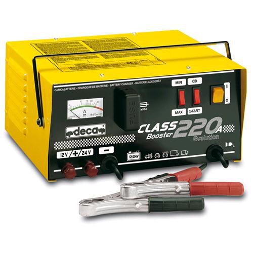 Carregador de bateria com auxiliar de partida 12 V - CLASS 220A - Deca - 24 V / de chumbo-ácido / portátil