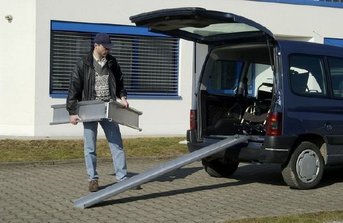 Rampa niveladora em alumínio - ABS series - ALTEC - dobrável