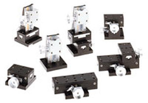 Mesa de coordenadas linear - Optosigma Corporation - de translação / de 3 eixos / de flexão