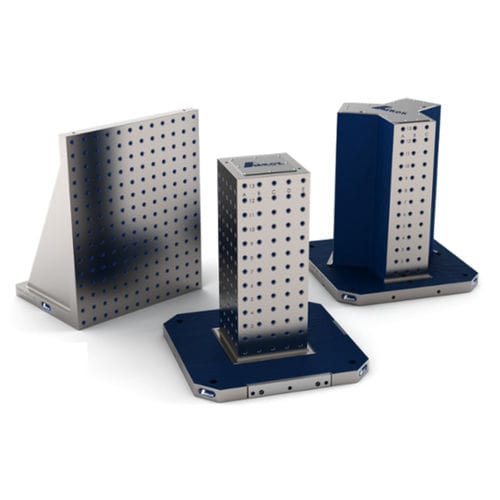 Coluna de fixação em ferro fundido - AMROK® - Advanced Machine & Engineering - modular / em aglomerado mineral / com múltiplas faces de indexação