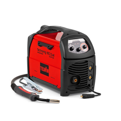 Máquina estacionária de solda a arco elétrico - TECHNOMIG 180 DUAL SYNERGIC - TELWIN - MMA / TIG / MAG