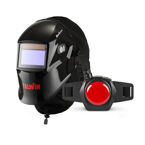 Máscara de solda automática - AIRLITE PAPR - TELWIN - com respirador / TIG / MMA