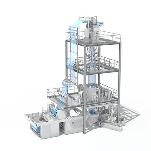 Linha de extrusão para aplicações médicas - EVO Fusion - Reifenhäuser Extrusion Technology GmbH & Co. KG - de filmes tubulares / para granulação / para reciclagem de plástico