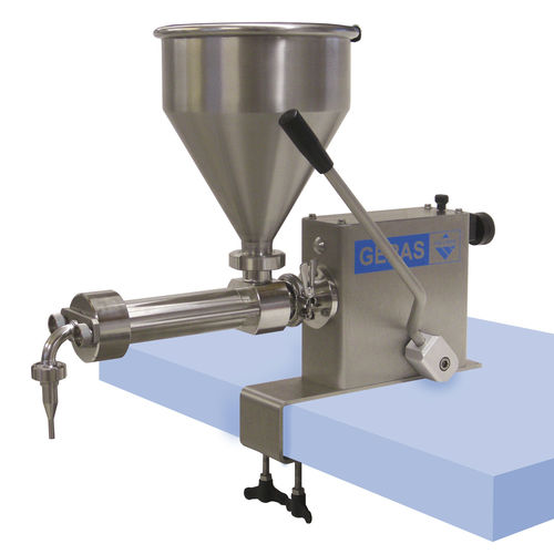 Envasadora manual - UAH - GEPAS mbH - de garrafas / de potes / para sachês