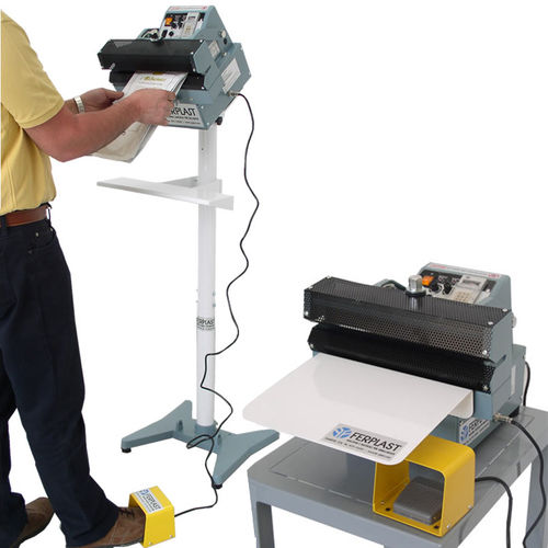 Seladora térmica com pedal - ME-CFA/CFV series - Ferplast - semiautomática / para sachês / para fecho de sacos