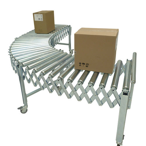 Transportador de rolos - GRE - Ferplast - horizontal / com inclinação ajustável / curvo