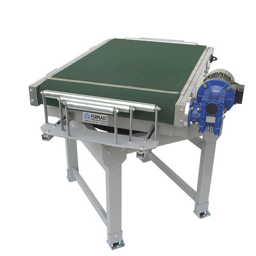 Mesa rotativa indexadora acionada por motor - DS - Ferplast - horizontal / para transportador / para linha de embalagem