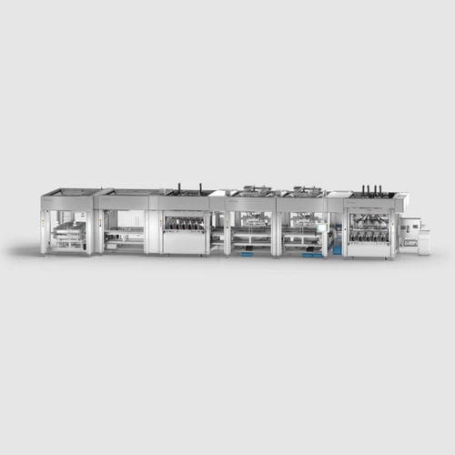 Encartuchadeira horizontal - CBF - OPTIMA packaging group GmbH - para a indústria alimentícia / de caixa