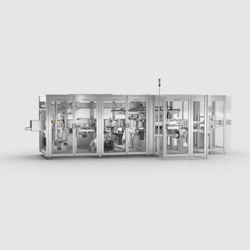 Máquina embaladora automática - AD3 - OPTIMA packaging group GmbH - para sacos / de fraldas