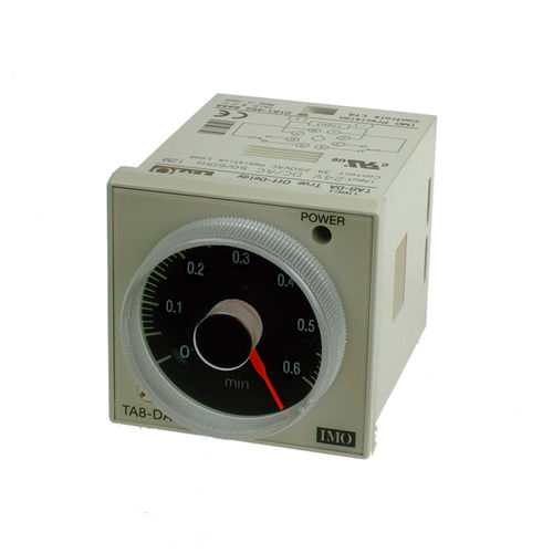 Relé temporizador eletrônico - TA8-A24AC/DC - IMO Precision Controls Limited - eletromagnético / multifuncional / com retardo na energização (on delay)