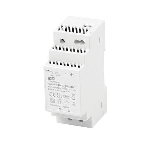 Fonte de alimentação elétrica monofásica - SPS-1-030-24DC - IMO Precision Controls Limited - para trilho DIN / CC/CC / CA/CC
