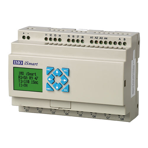 Relé programável compacto - SMT-EA24-R20-V3 - IMO Precision Controls Limited - em trilho DIN / entradas / saídas