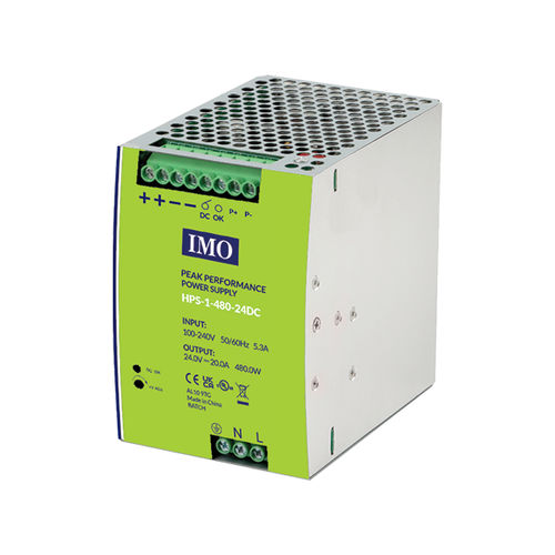 Fonte de alimentação elétrica de mesa - HPS-1-480-24DC - IMO Precision Controls Limited - CC/CC / CA/CC / com saída simples