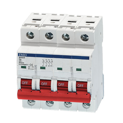 Chave seccionadora manual - BIS4100C - IMO Precision Controls Limited - de baixa tensão / 4 polos / trifásica