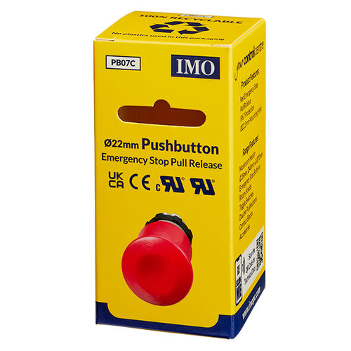 Botão de comando de freio de emergência - PB07C - IMO Precision Controls Limited - IP65