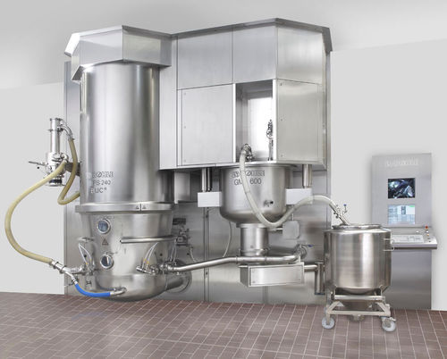 Granulador para aplicações farmacêuticas - L.B. Bohle Maschinen und Verfahren GmbH - compacto / multifunção