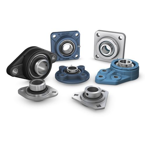 Mancal flangeado - F series - SKF - com rolamento de esferas / em ferro fundido / em aço inoxidável