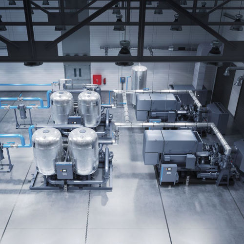 Secador de ar comprimido por adsorção com recuperação do calor de compressão - XD+ series - Atlas Copco Compressors - por adsorção com regeneração a frio / de simples estágio / regeneração com soprador (blower purge)