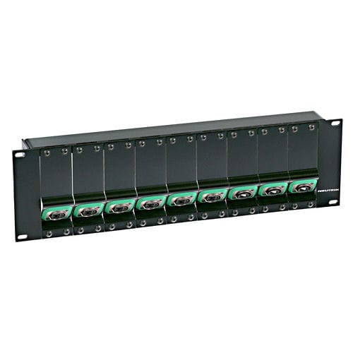 Painel de distribuição para montagem em rack - NZPF series - Neutrik - para fibra óptica