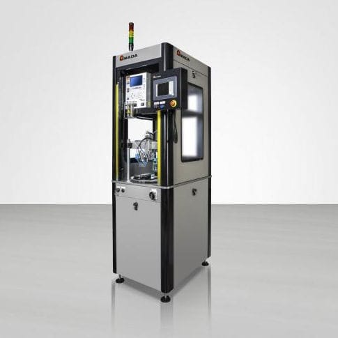 Máquina estacionária de solda automática - AMADA WELD TECH - para componentes eletrônicos / compacta / pneumática