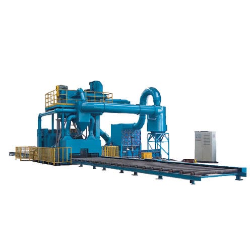 Jateadora de granalha com transportador de rolos - RC line - Shandong Kaitai Shot Blasting Machinery Share Co., - para metais / de chapas