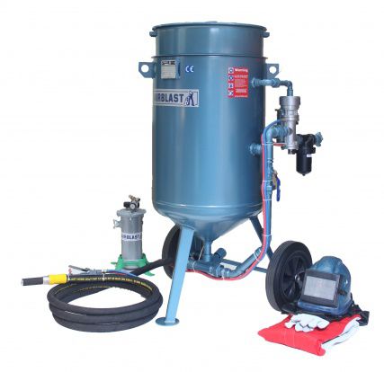 Jateadora de granalha manual - ABSC series - Shandong Kaitai Shot Blasting Machinery Share Co., - com 4 turbinas / com 2 turbinas / móvel