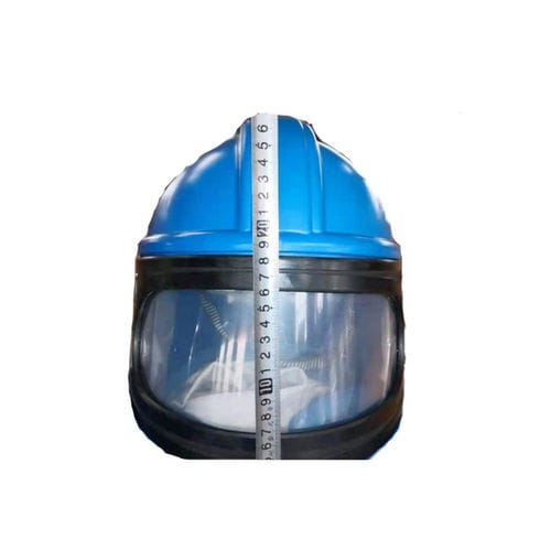 Capacete de tarefas de jateamento de areia - Shandong Kaitai Shot Blasting Machinery Share Co., - em material plástico / amarelo / azul