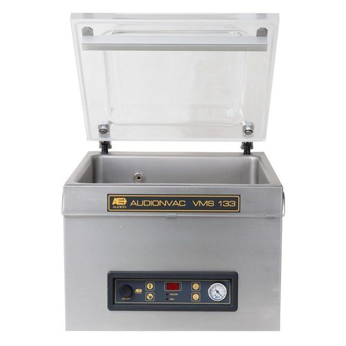Máquina embaladora automática - VMS 133 - Audion Packaging Machines - a vácuo / de mesa / para pescado