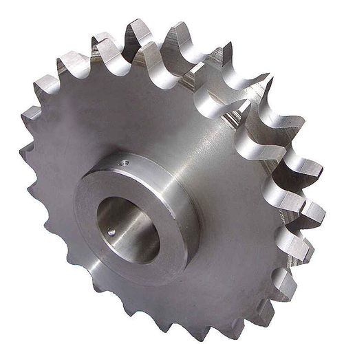Roda dentada de corrente - HANGZHOU CHINABASE MACHINERY CO., LTD. - de dentes retos / com cubo / em aço inoxidável
