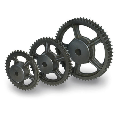 Roda dentada de corrente - HANGZHOU CHINABASE MACHINERY CO., LTD. - de dentes retos / com cubo / em ferro fundido