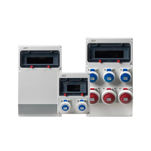 Quadro elétrico equipado - PRYMA COMPLET - IDE ELECTRIC, S.L. - modular / saliente / em ABS