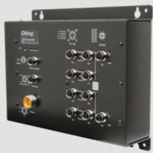 Switch de rede gerenciável - TPS-3082GT-M12X-BP1-MV - Oring Industrial Networking Corp. - 10 portas / para montagem na parede / redundante