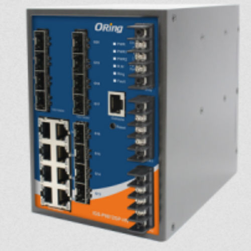 Switch de rede gerenciável - IGS-P9812GP series - Oring Industrial Networking Corp. - 20 portas / Gigabit / redundante
