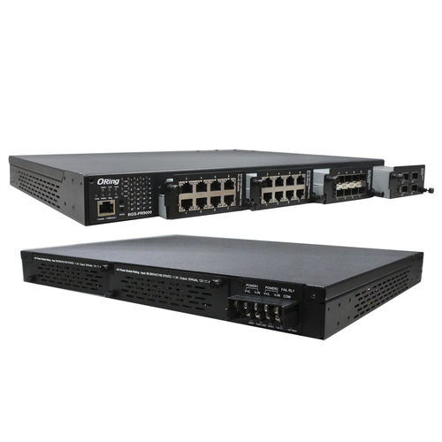 Switch de rede gerenciável - RGS-PR9000 series - Oring Industrial Networking Corp. - 28 portas / Gigabit / de nível 3